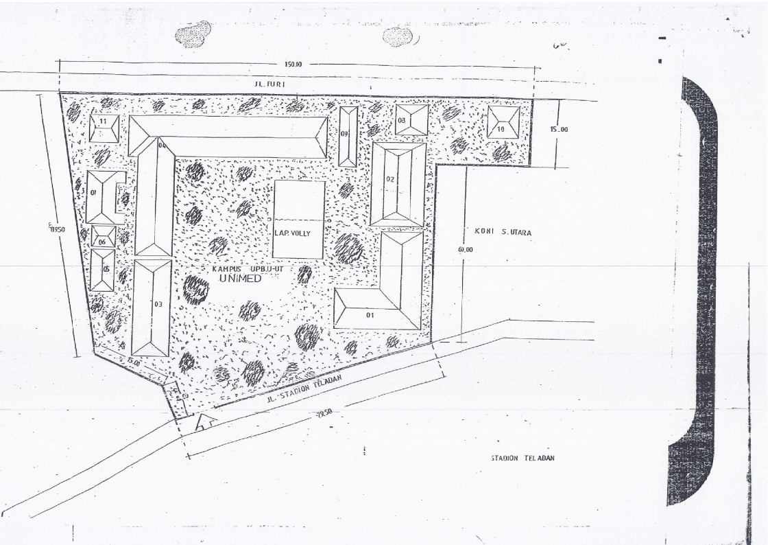 Jl. Stadion No. 24 Teladan Barat – Medan – BMN-UNIMED